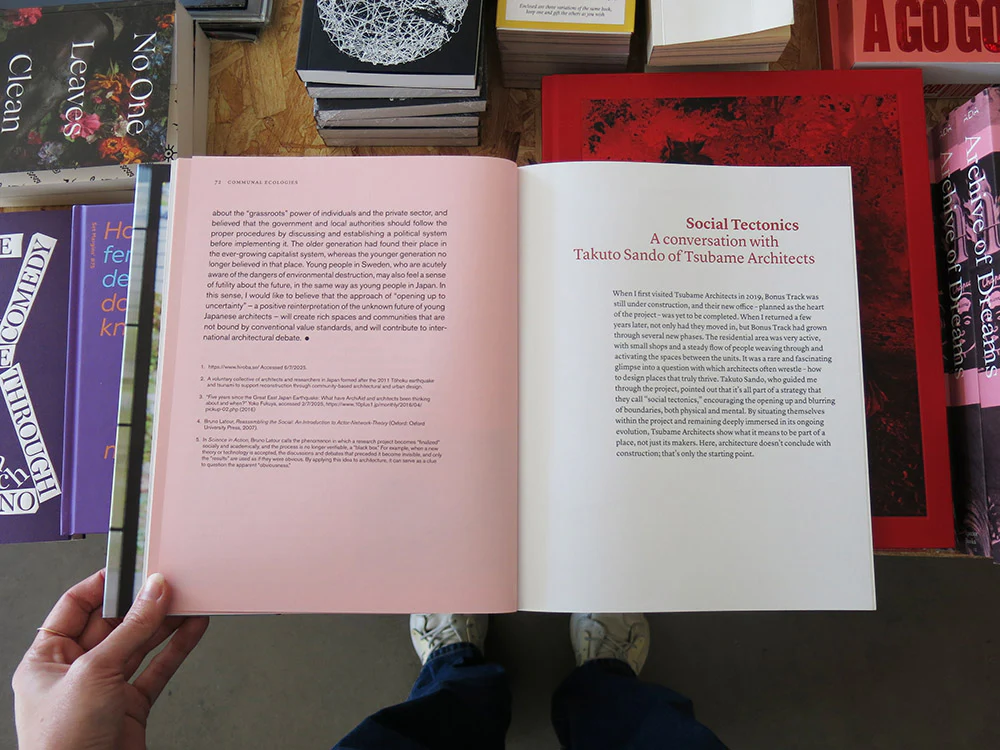 PRE-ORDER: Communal Ecologies: Conversations with Young Japanese Architects - Image 5