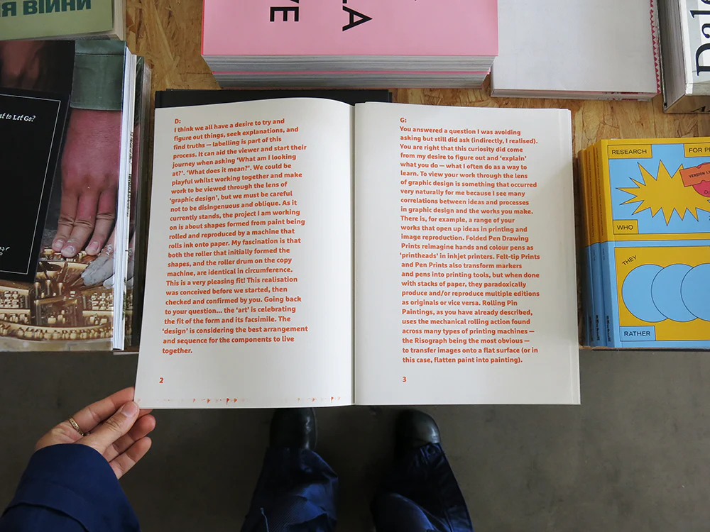 Daniel Eatock ā Risograph Printed Rolling Pin Paintings - Image 10