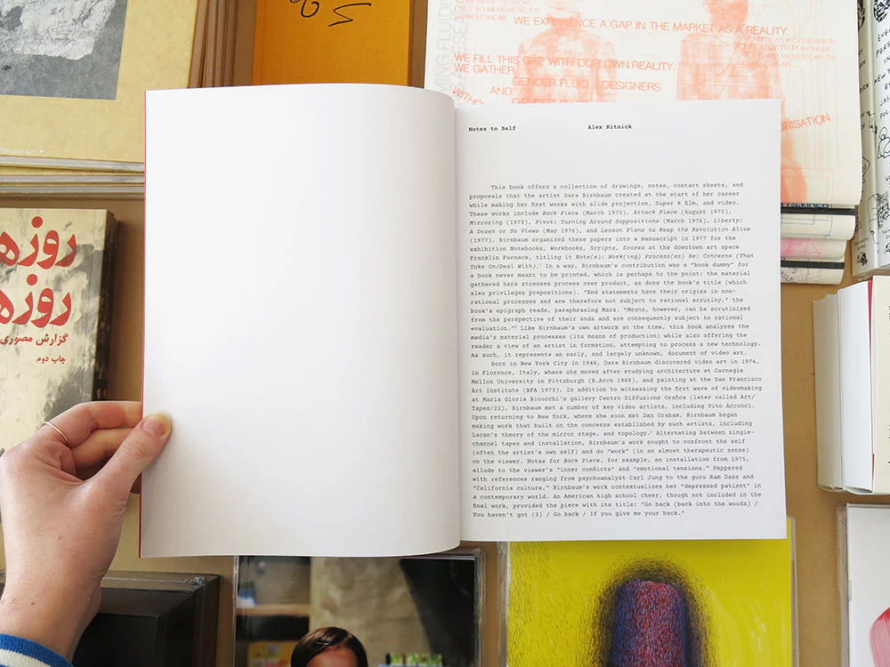 Dara Birnbaum – Note(s): Work(ing) Proccess(es) Re: Concerns (That Take On / Deal With) - Image 2