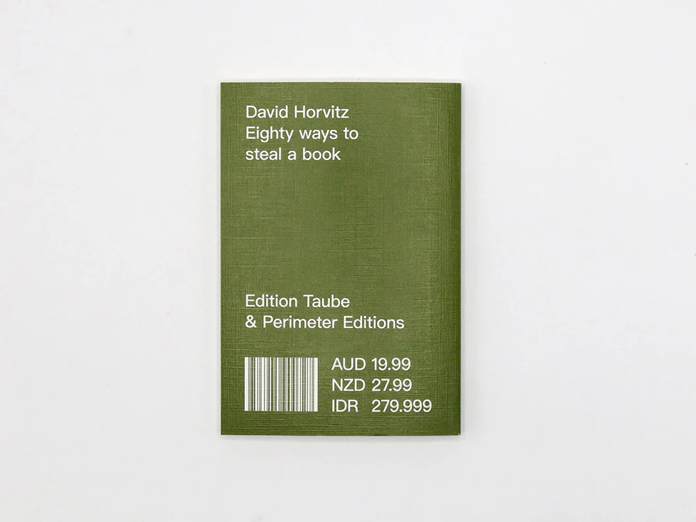 David Horvitz ā Eighty ways to steal a book - Image 2