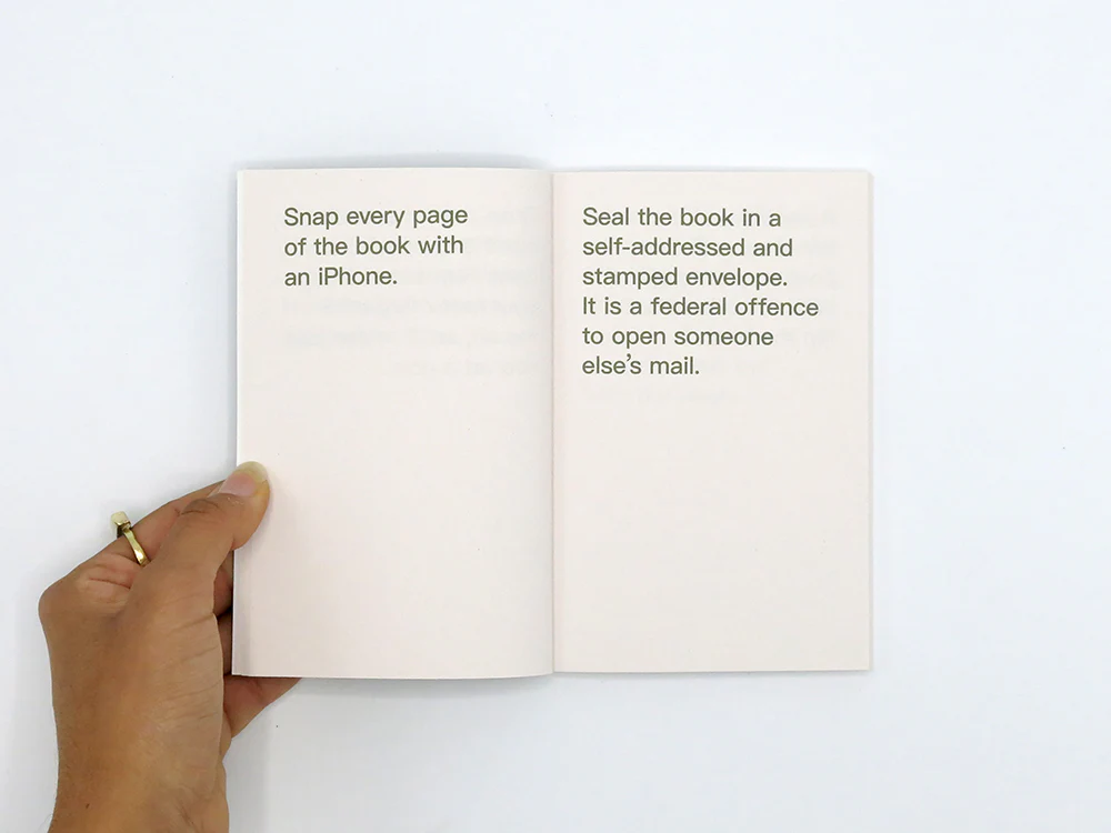 David Horvitz ā Eighty ways to steal a book - Image 4
