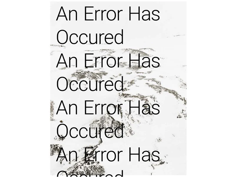 Fundraising Edition: Rohan Hutchinson – An error has occurred (Perimeter Editions 032) - Image 3