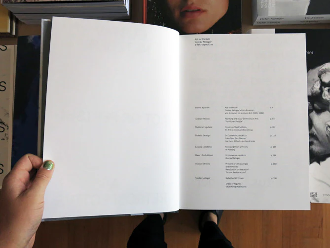 Gustav Metzger - Act Or Perish! (A Retrospective) - Image 2
