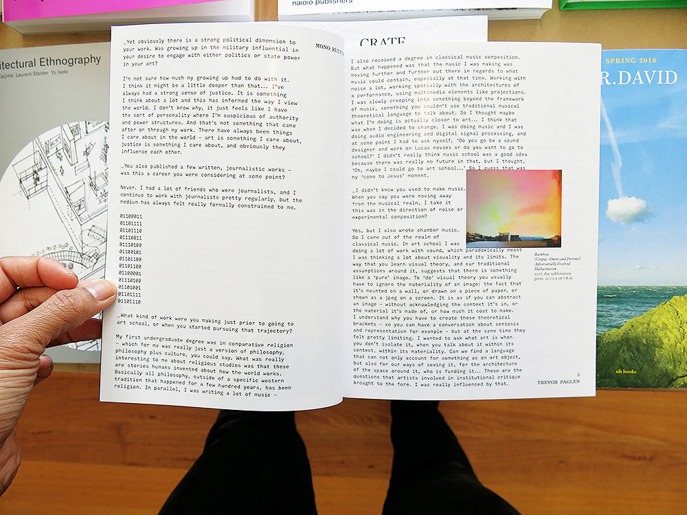mono.kultur #44 Trevor Paglan - Image 3