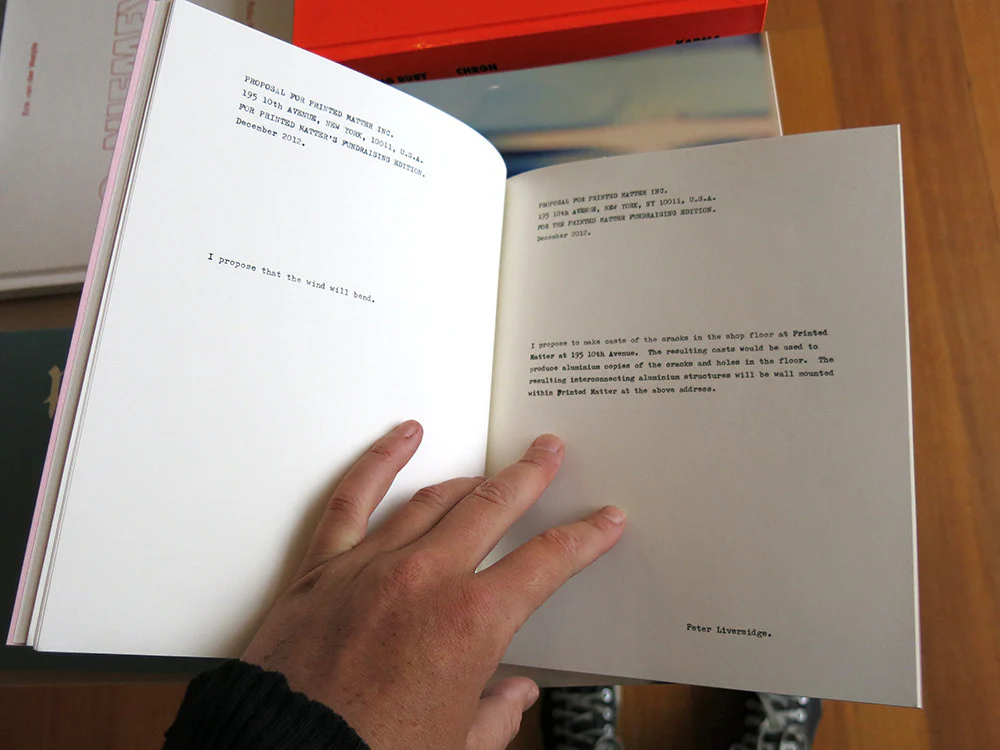 Peter Liversidge - Proposals for Printed Matter, Inc. - Image 6
