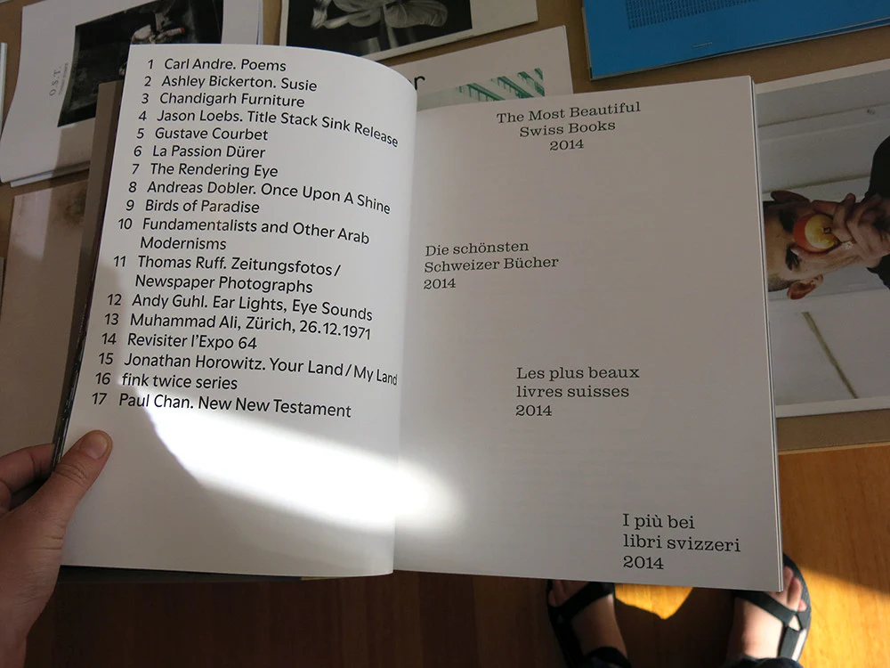 The Most Beautiful Swiss Books 2014 - Image 4